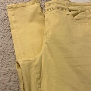 Style & Co. Yellow Skinny Pants